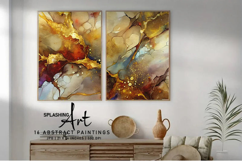 Splashing Art - Wall Art - CraftNest - Digital Crafting and Art