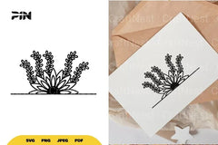 Split Sunflower Border SVG Bundle - CraftNest - Digital Crafting and Art