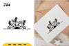 Split Sunflower Border SVG Bundle