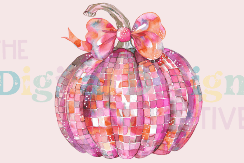 Groovy Pumpkin Disco Ball Clipart Bundle - CraftNest - Digital Crafting and Art