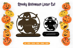 Spooky Halloween Laser Cut Stand SVG Bundle - CraftNest - Digital Crafting and Art