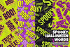 Spooky Halloween Words