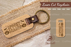 Spooky Season Laser Cut Keychain Clipart Bundle - CraftNest - Digital Crafting and Art