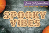 Spooky Vibes 3D Lasercut Decoration Clipart Bundle