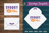 Spooky Vibes Envelope Template SVG Bundle