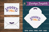 Spooky Vibes Envelope Template SVG Bundle