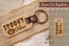 Spooky Vibes Laser Cut Keychain Clipart Bundle