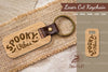Spooky Vibes Laser Cut Keychain Design Bundle