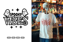 Spooky Vibes Halloween SVG Bundle - CraftNest - Digital Crafting and Art