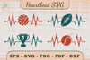 Sport Heartbeat SVG Bundle
