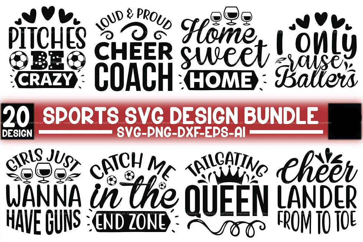 Sports Design SVG Bundle