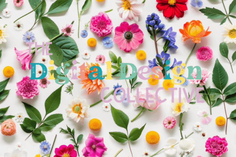 Spring 3D Flower Seamless Digital Paper - CraftNest - Digital Crafting and Art