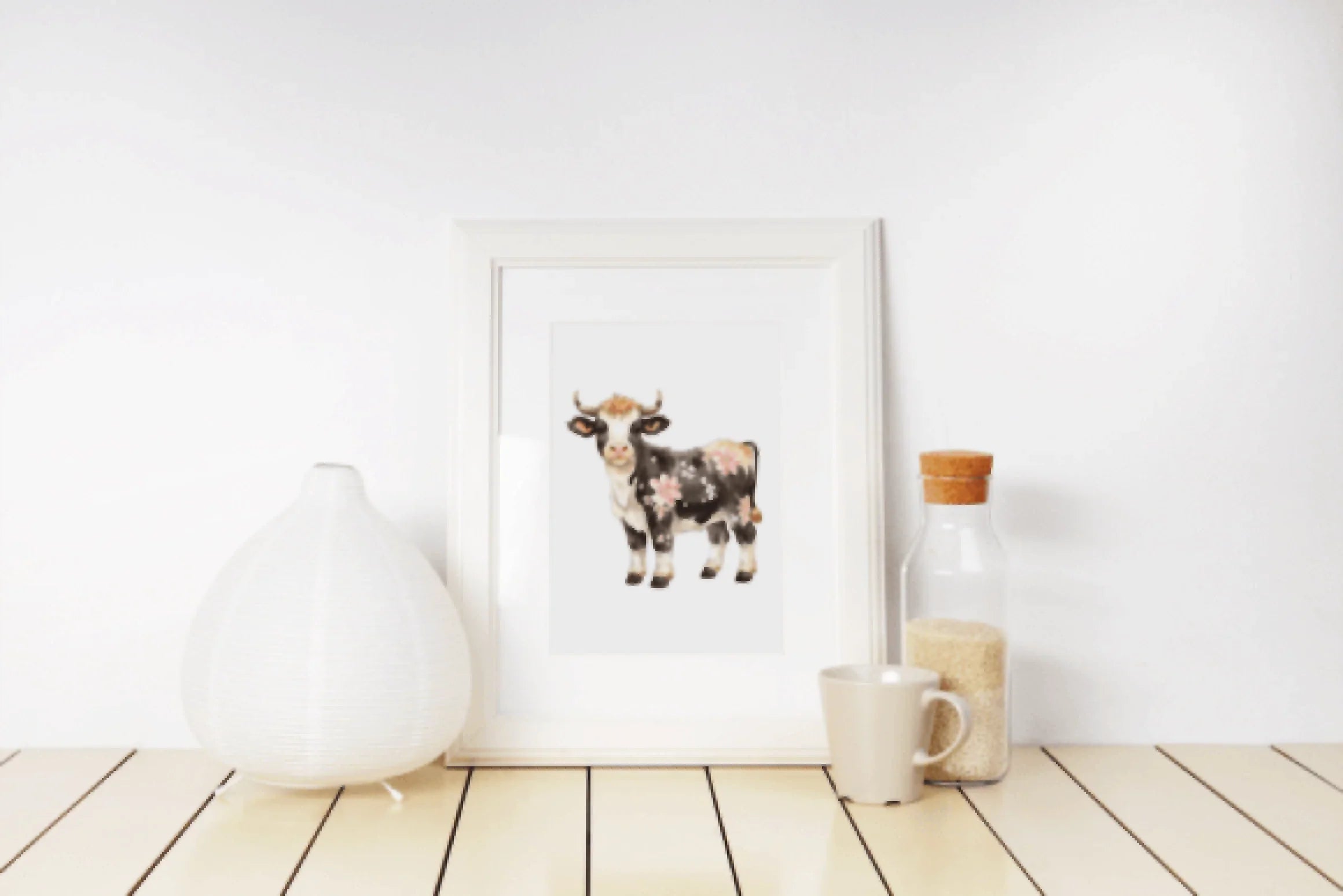 Spring Floral Cow Clipart Bundle - CraftNest - Digital Crafting and Art