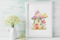 Charming Spring Mushroom Houses Clipart Bundle - CraftNest - Digital Crafting and Art