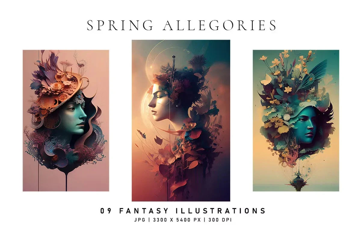 Spring Allegories - Fantasy - CraftNest - Digital Crafting and Art