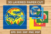 Spring Butterfly 3D Light Box Paper Cut Bundle