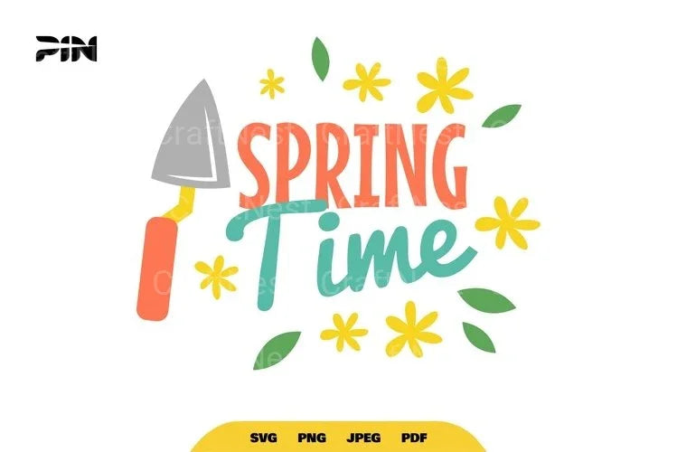 Spring Time SVG Bundle - CraftNest - Digital Crafting and Art