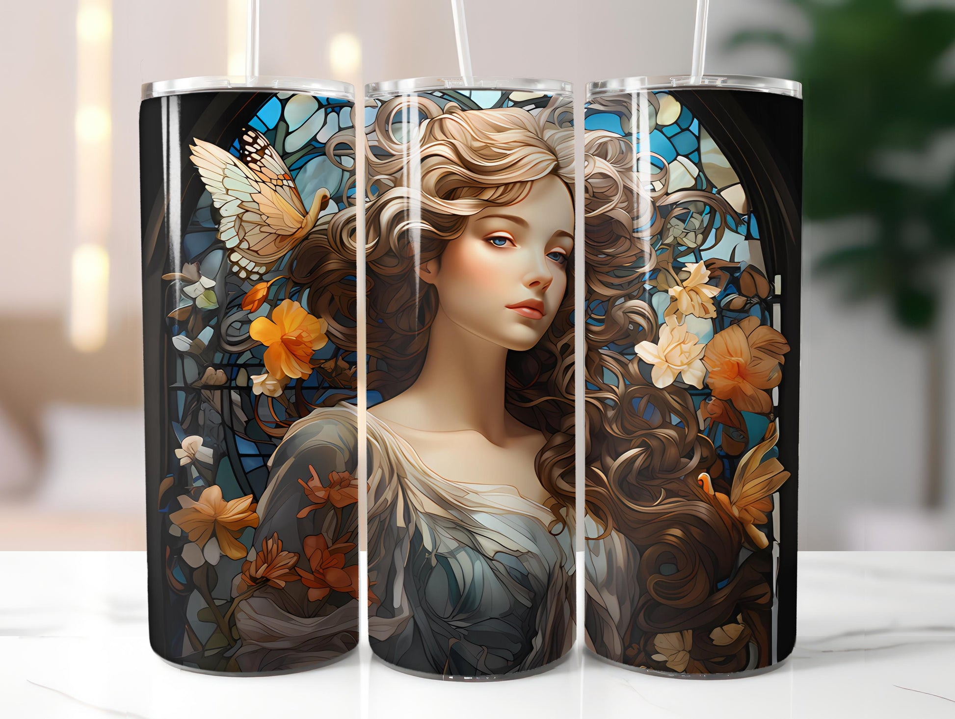 Spring Angels 3 Tumbler Wrap - CraftNest