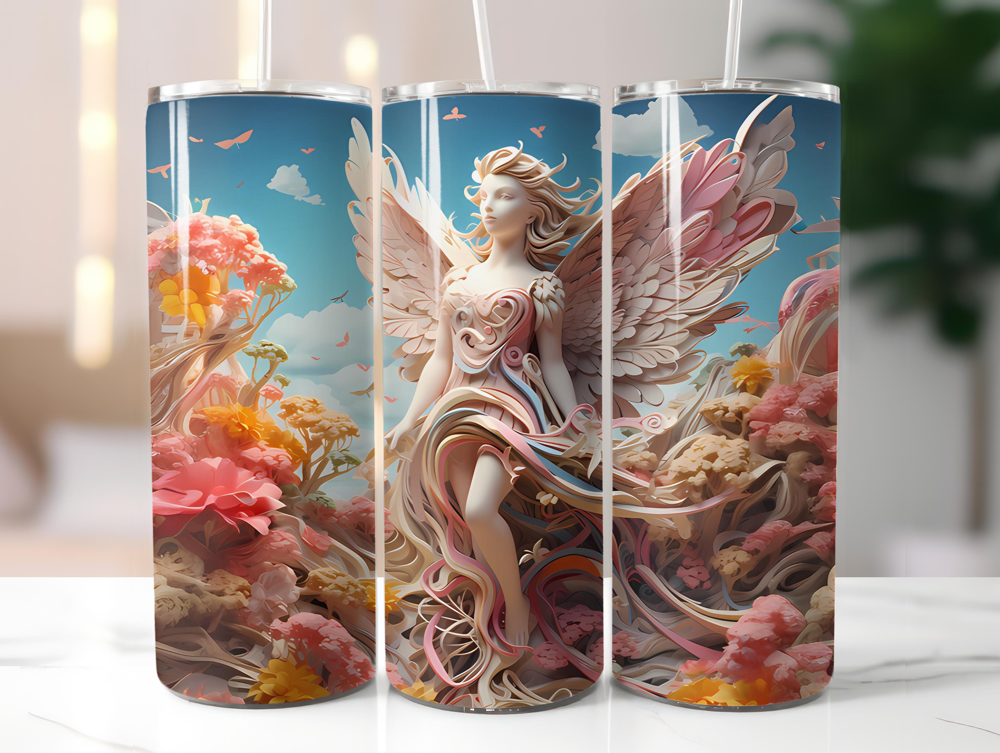 Spring Angels 3 Tumbler Wrap - CraftNest