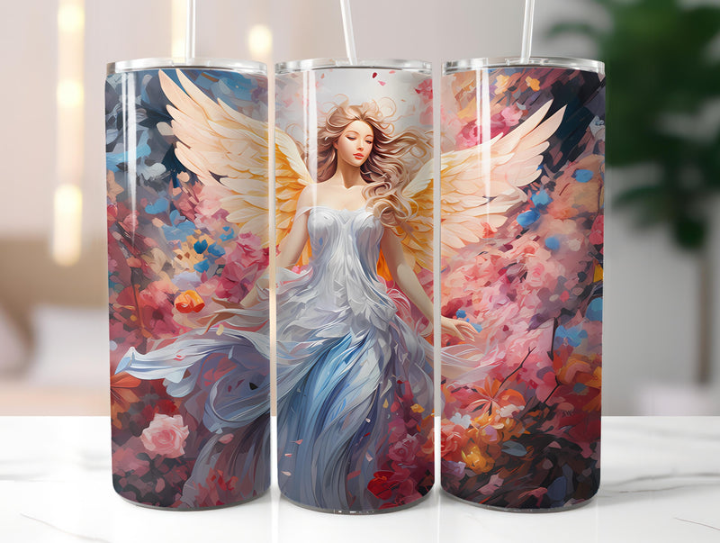 Spring Angels 3 Tumbler Wrap - CraftNest