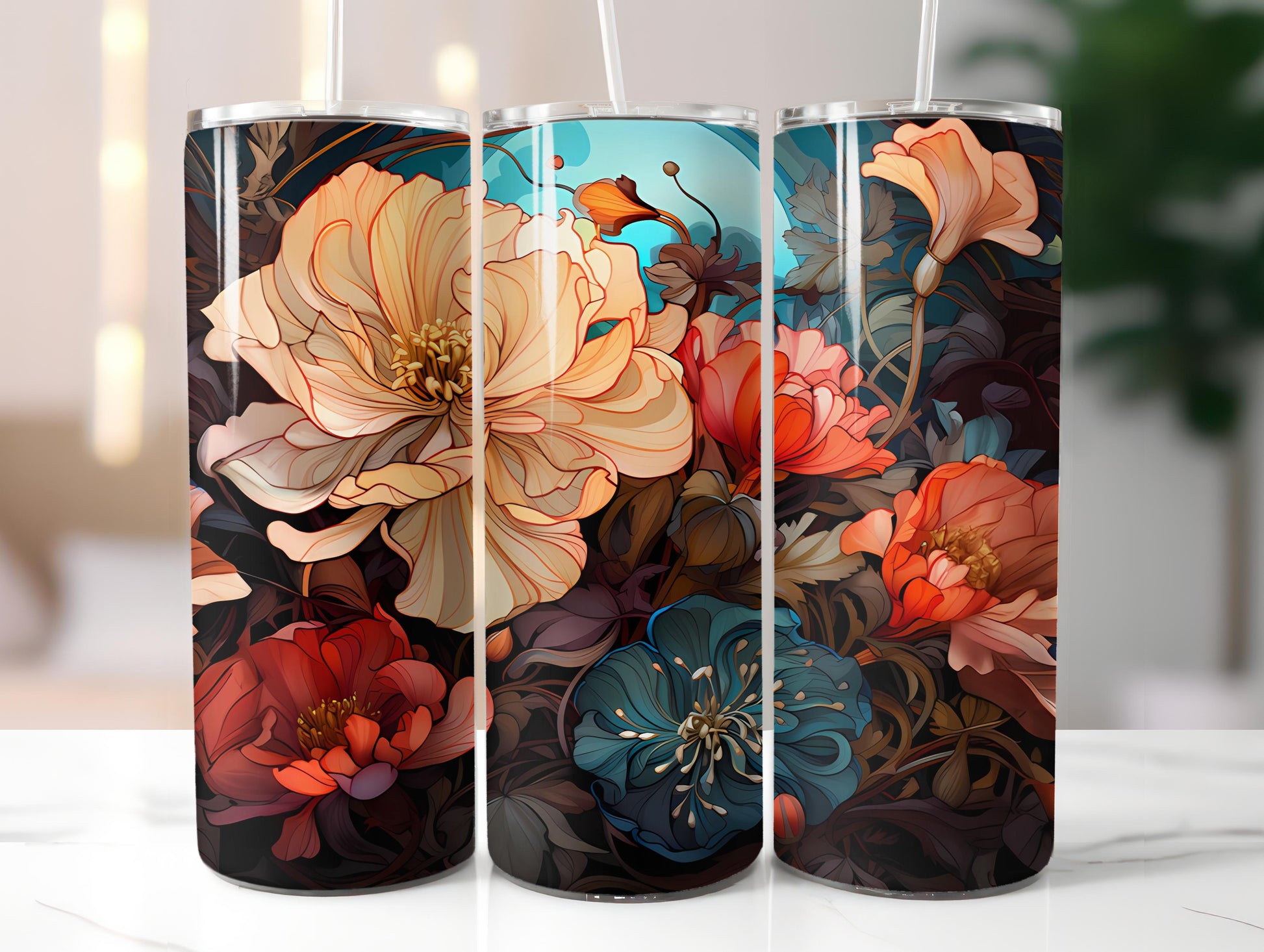 Spring Art 3 Tumbler Wrap - CraftNest