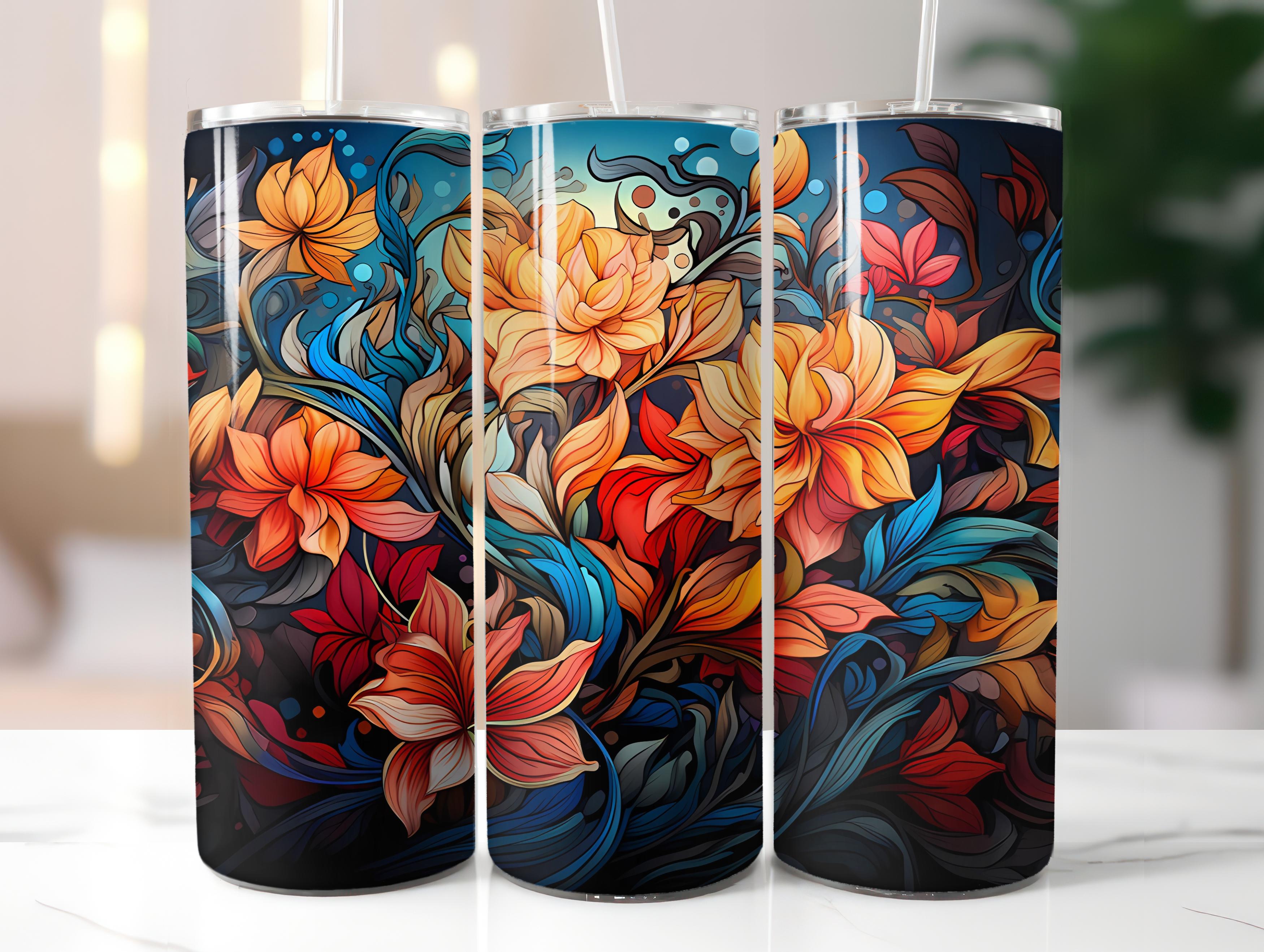 Spring Art 3 Tumbler Wrap - CraftNest