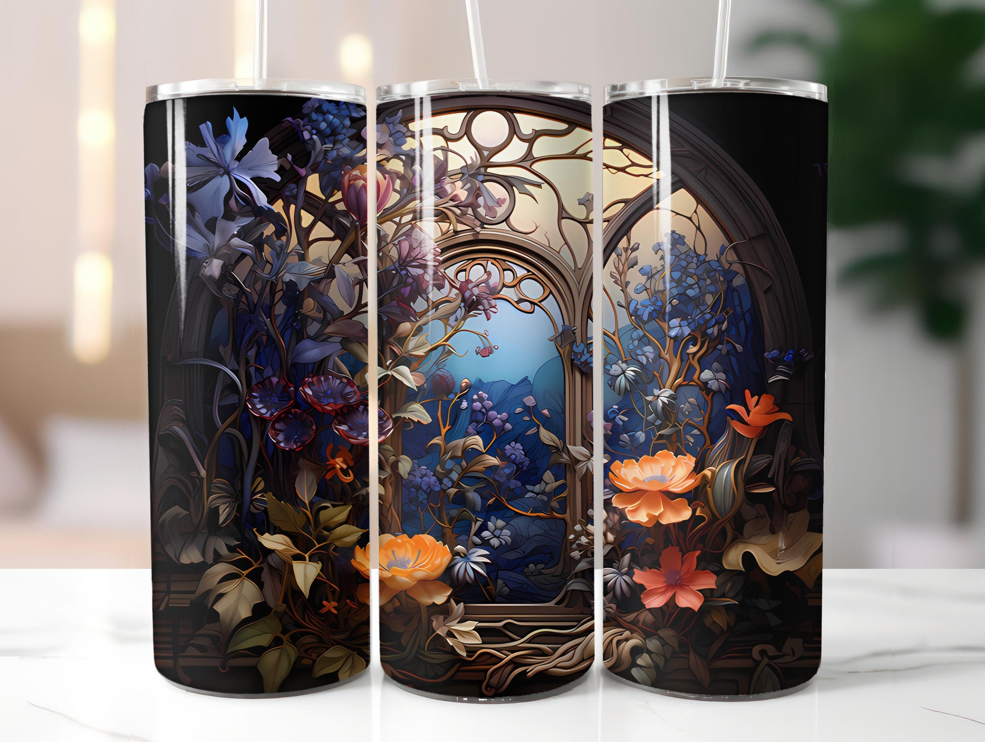 Spring Art 3 Tumbler Wrap - CraftNest