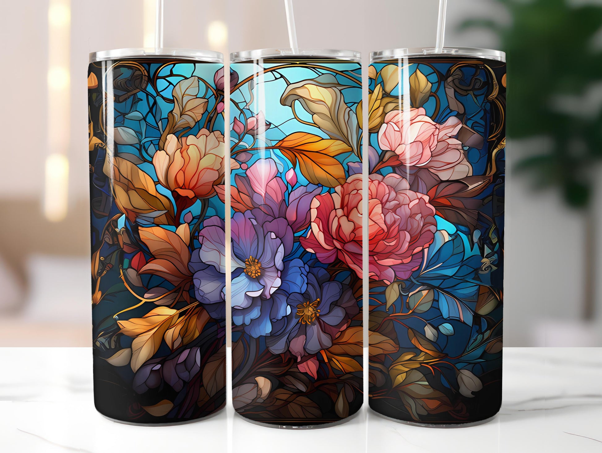 Spring Art 3 Tumbler Wrap - CraftNest