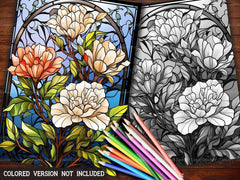 Spring Art Nouveau Coloring Books - CraftNest