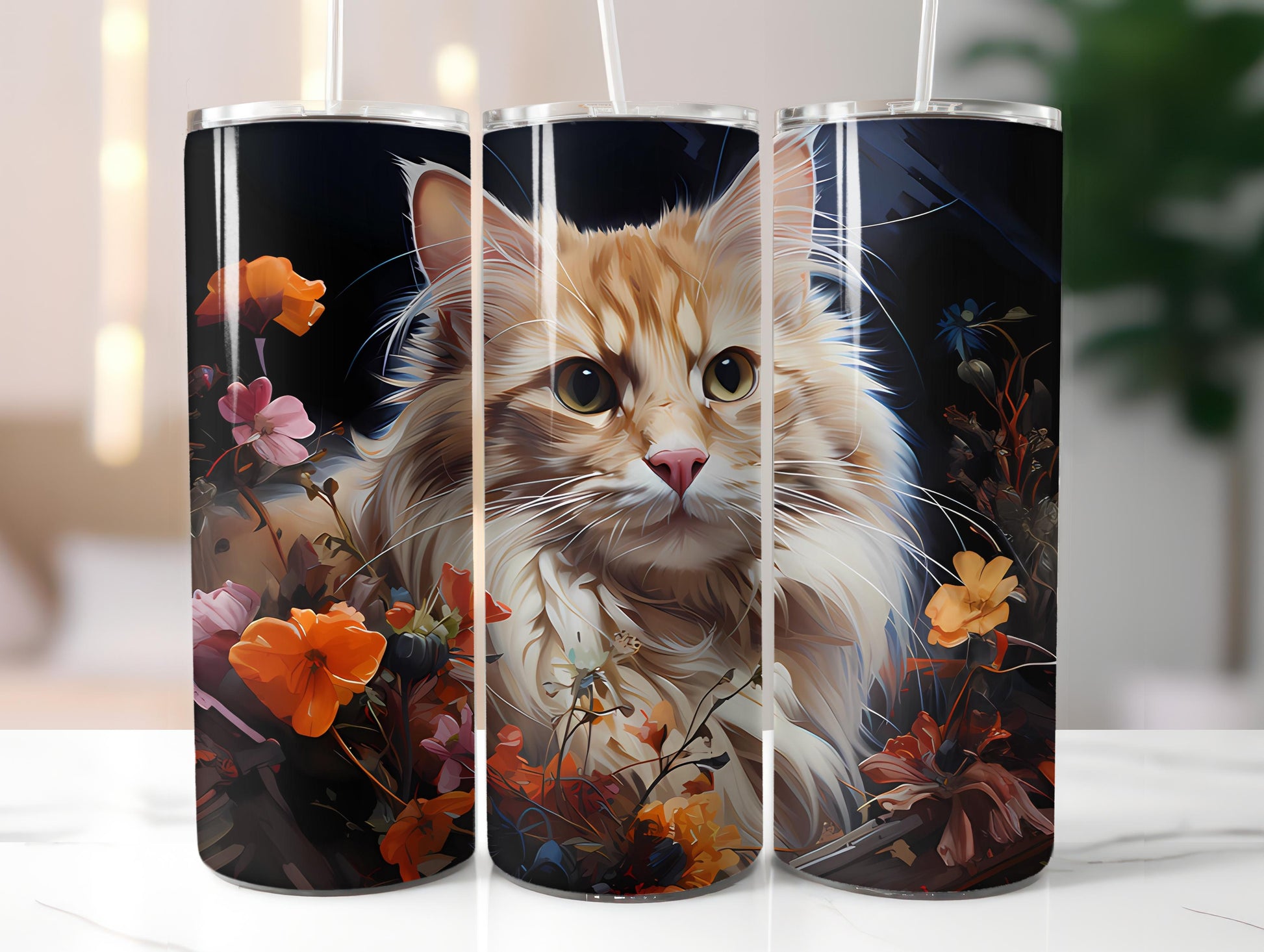 Spring Cats 2 Tumbler Wrap - CraftNest