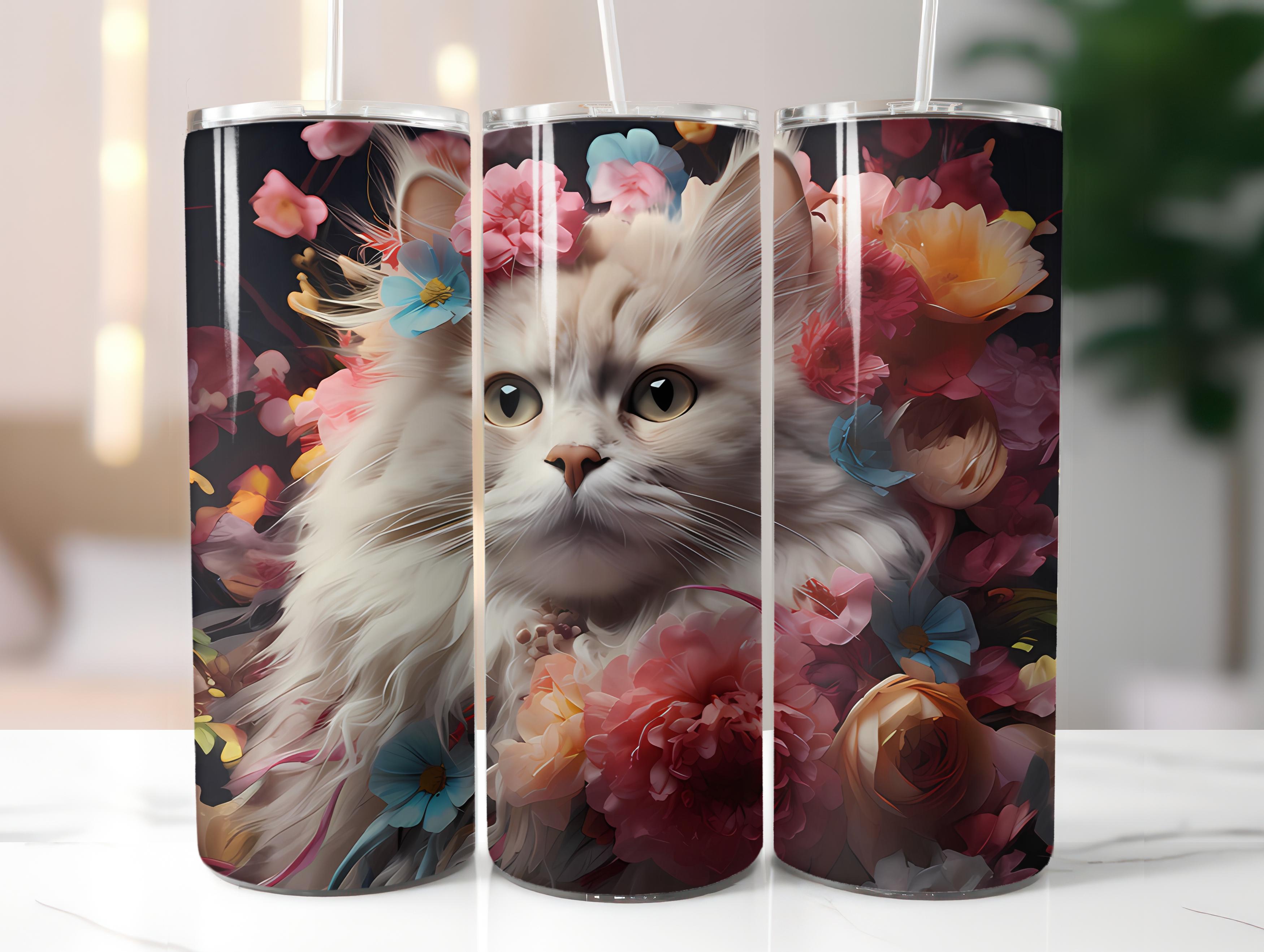 Spring Cats 3 Tumbler Wrap - CraftNest