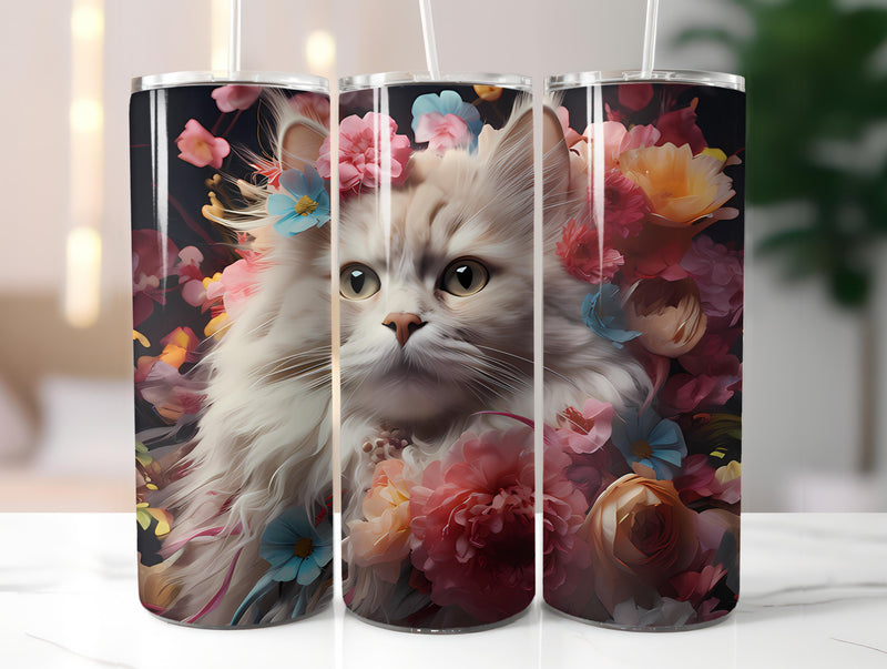 Spring Cats 3 Tumbler Wrap - CraftNest
