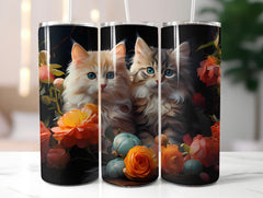 Spring Cats 3 Tumbler Wrap - CraftNest