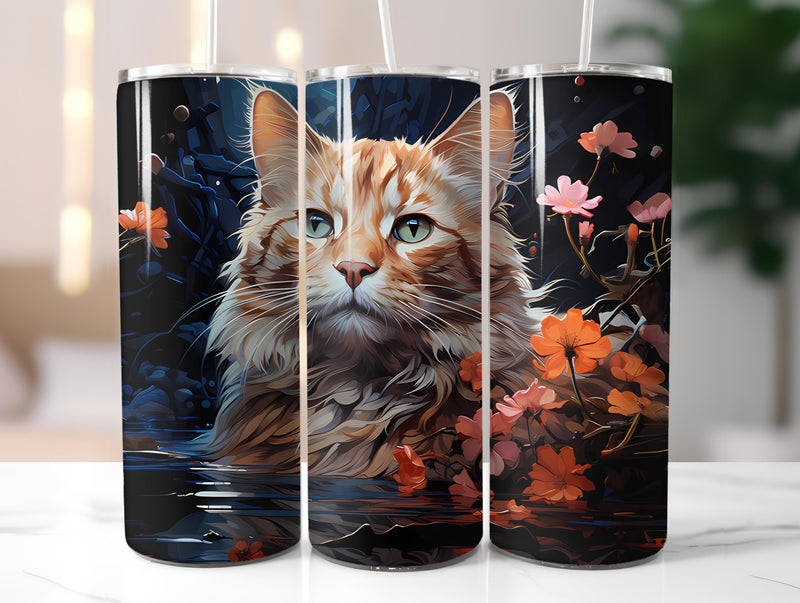 Spring Cats 1 Tumbler Wrap - CraftNest