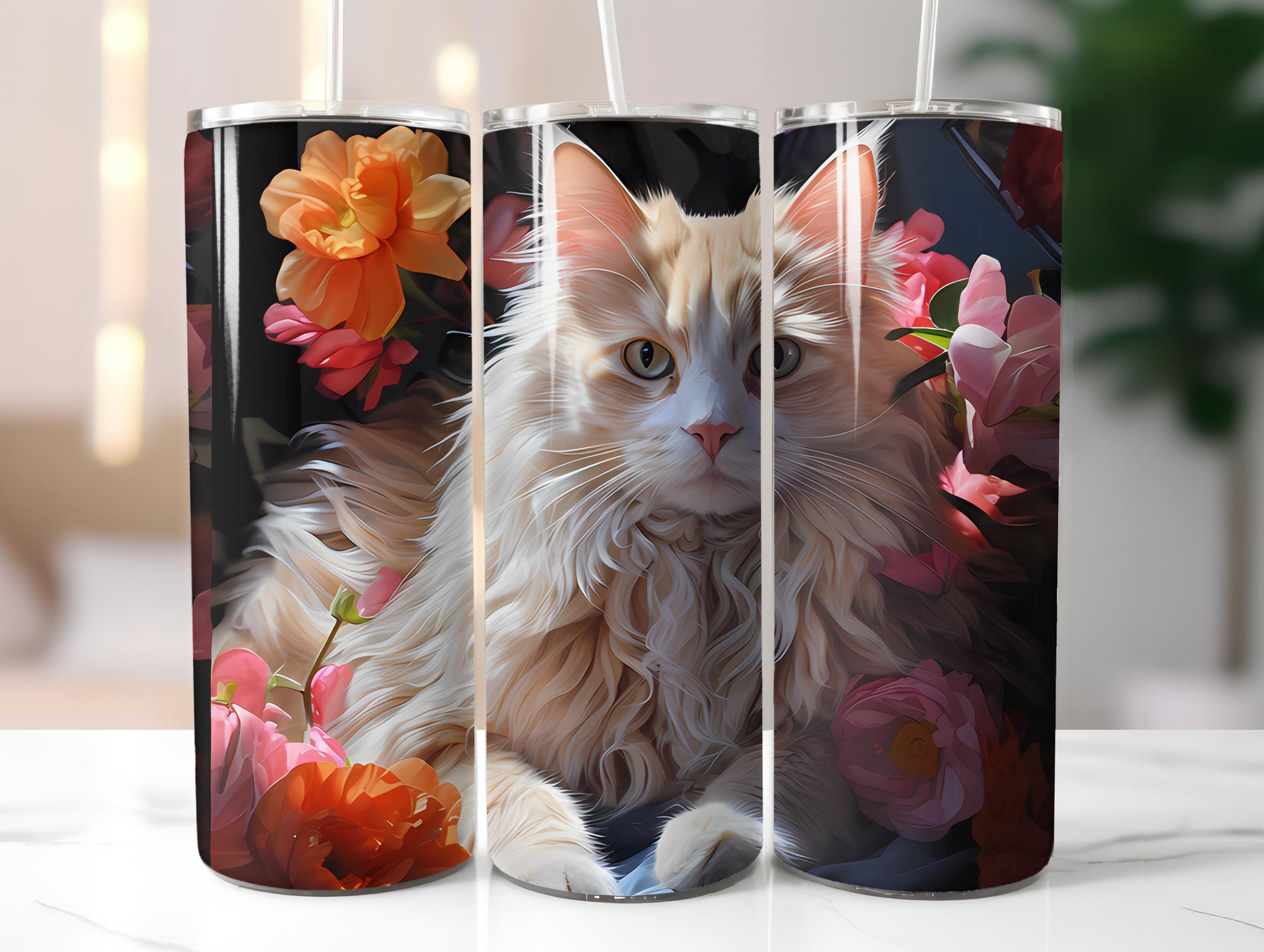 Spring Cats 2 Tumbler Wrap - CraftNest