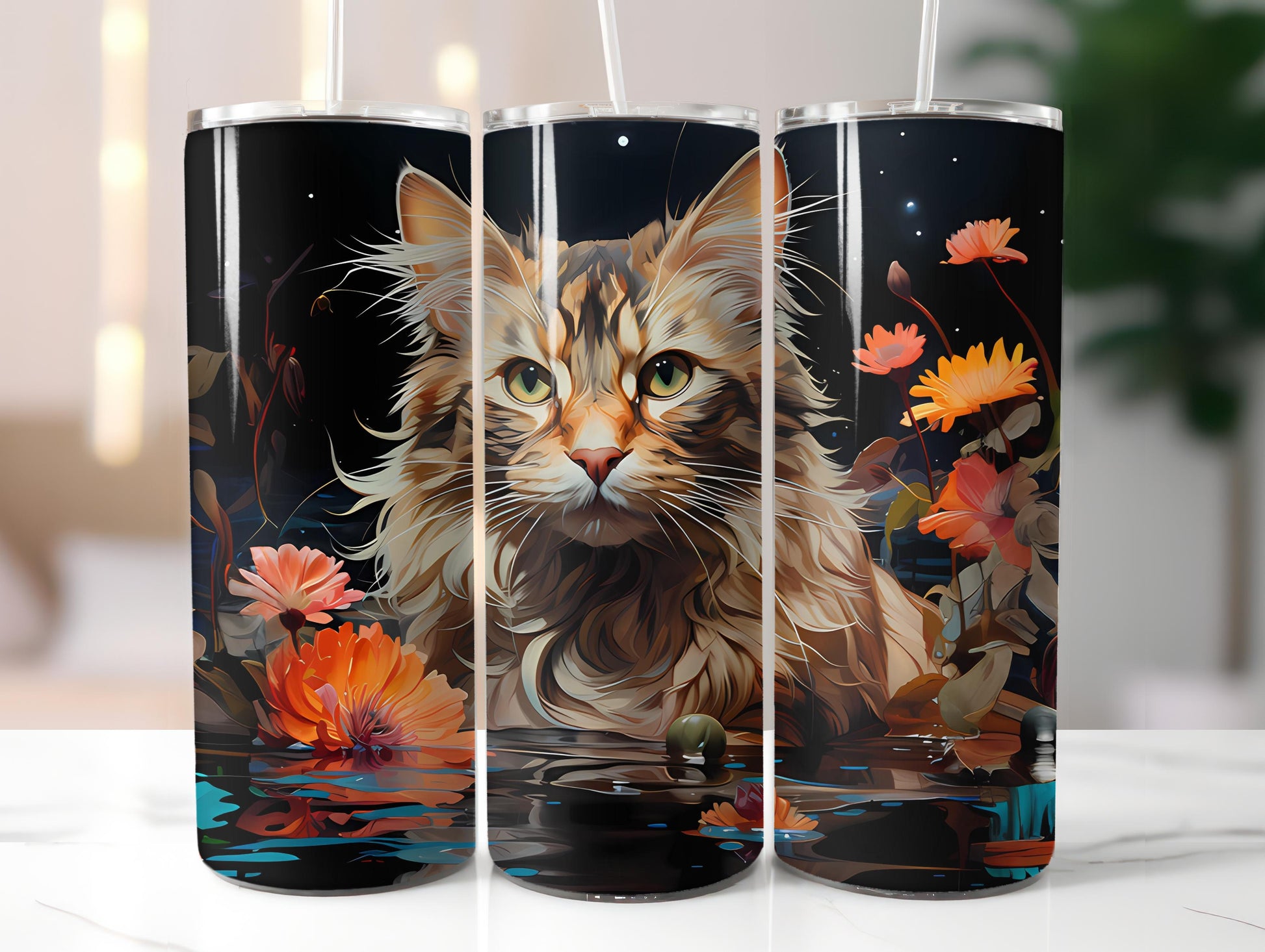 Spring Cats 3 Tumbler Wrap - CraftNest