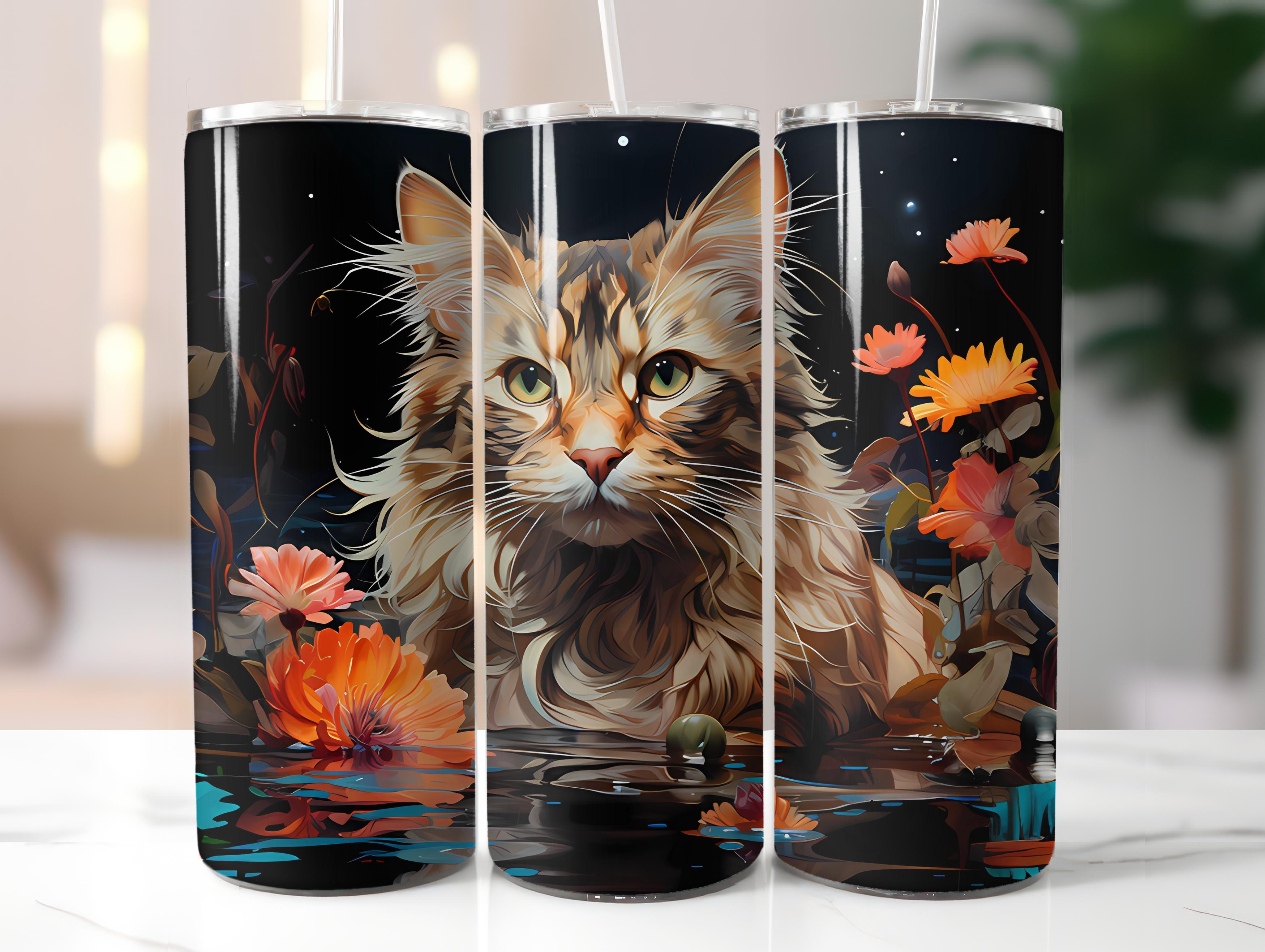 Spring Cats 3 Tumbler Wrap - CraftNest