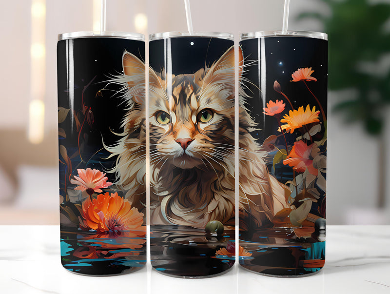Spring Cats 3 Tumbler Wrap - CraftNest