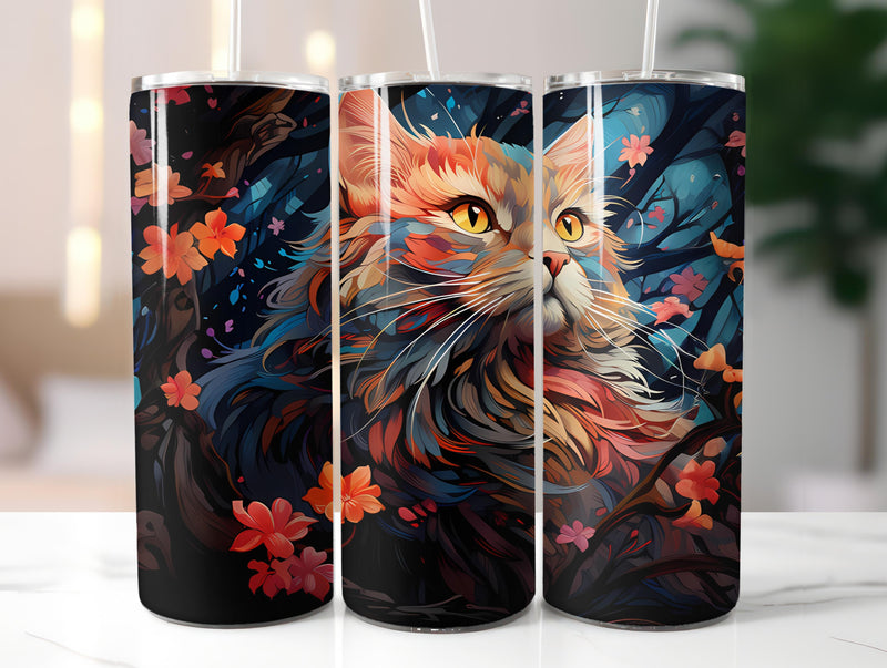 Spring Cats 3 Tumbler Wrap - CraftNest