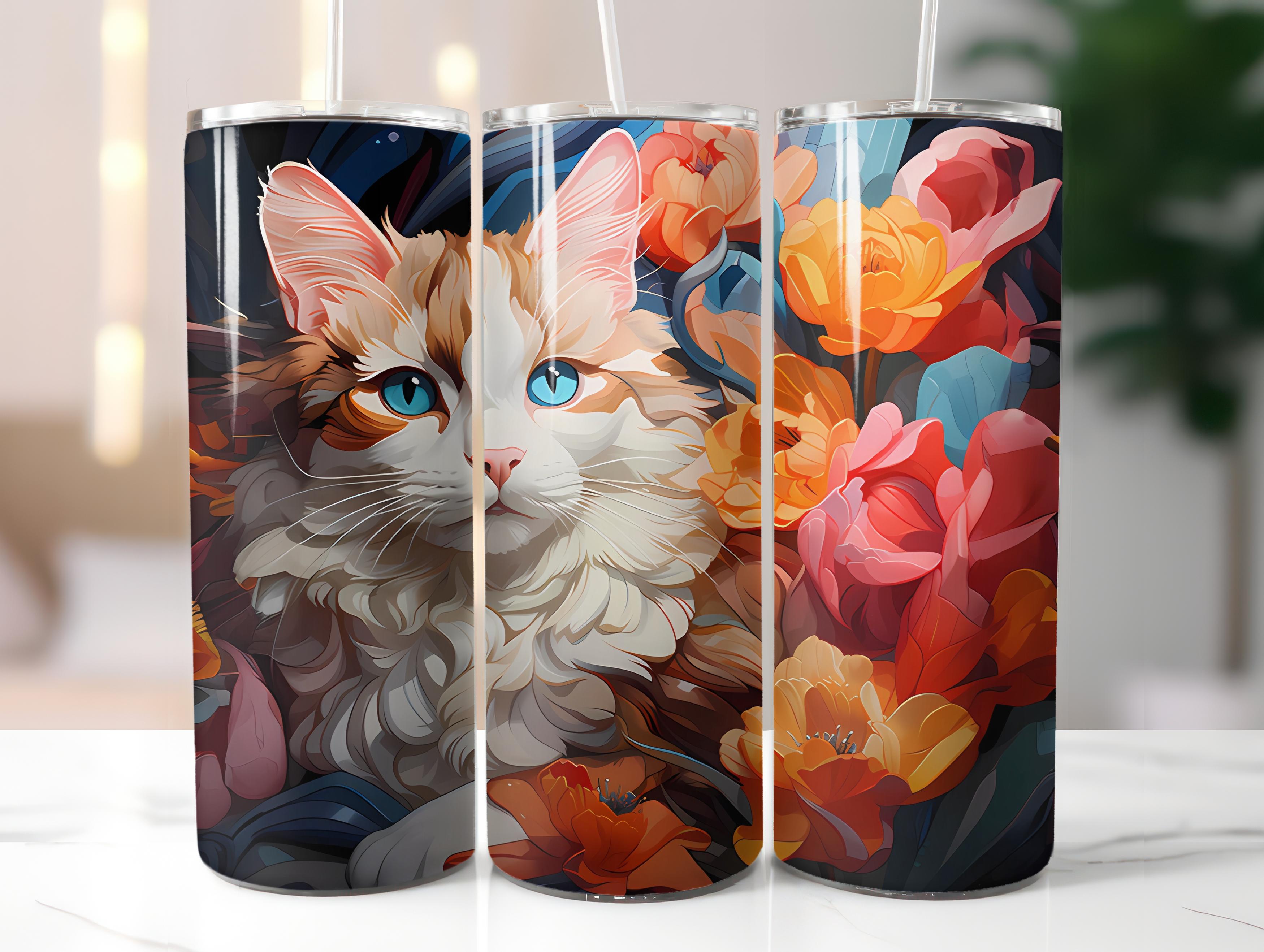 Spring Cats 3 Tumbler Wrap - CraftNest