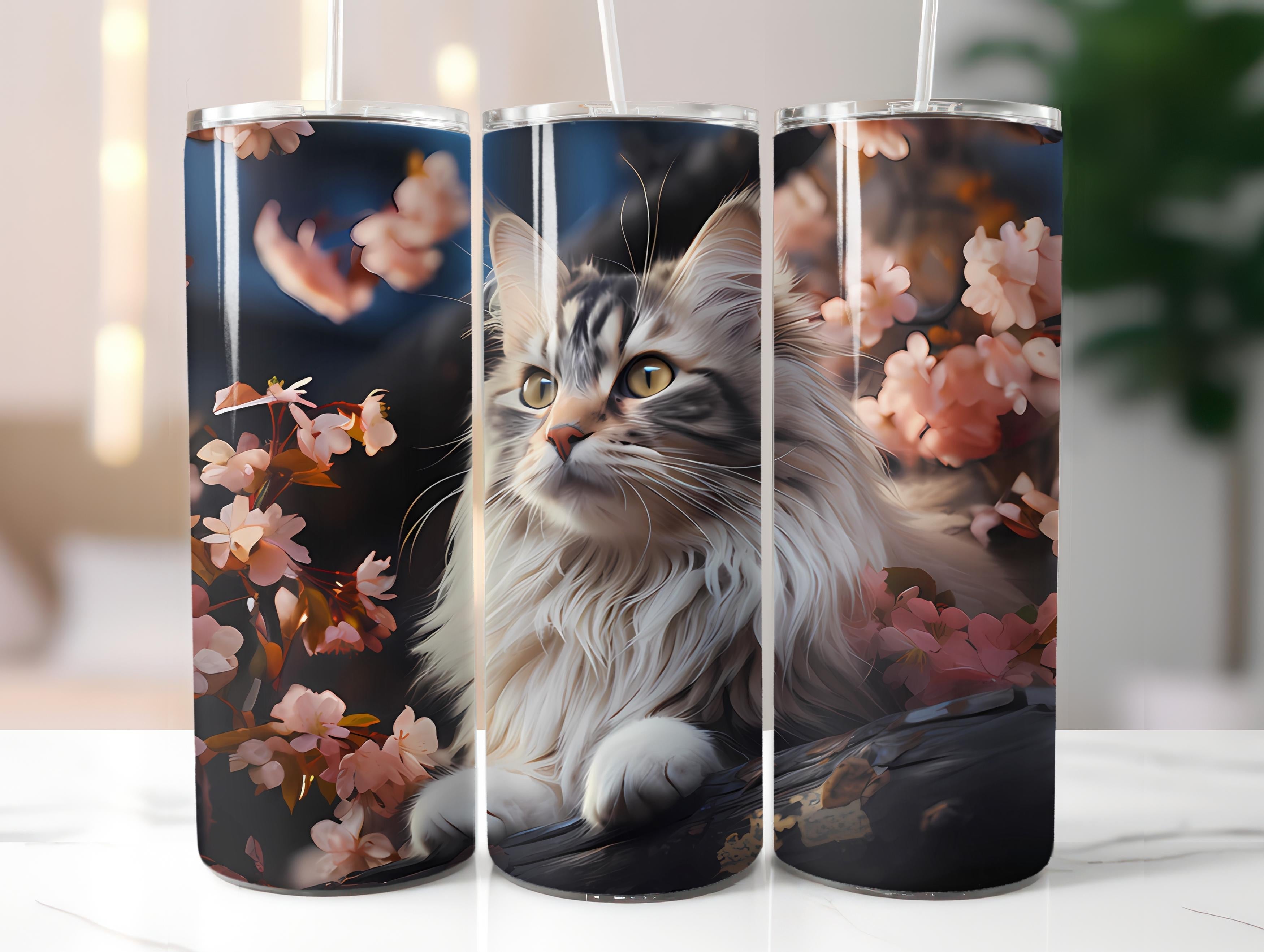 Spring Cats 2 Tumbler Wrap - CraftNest