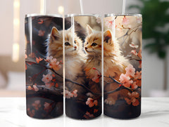 Spring Cats 3 Tumbler Wrap - CraftNest