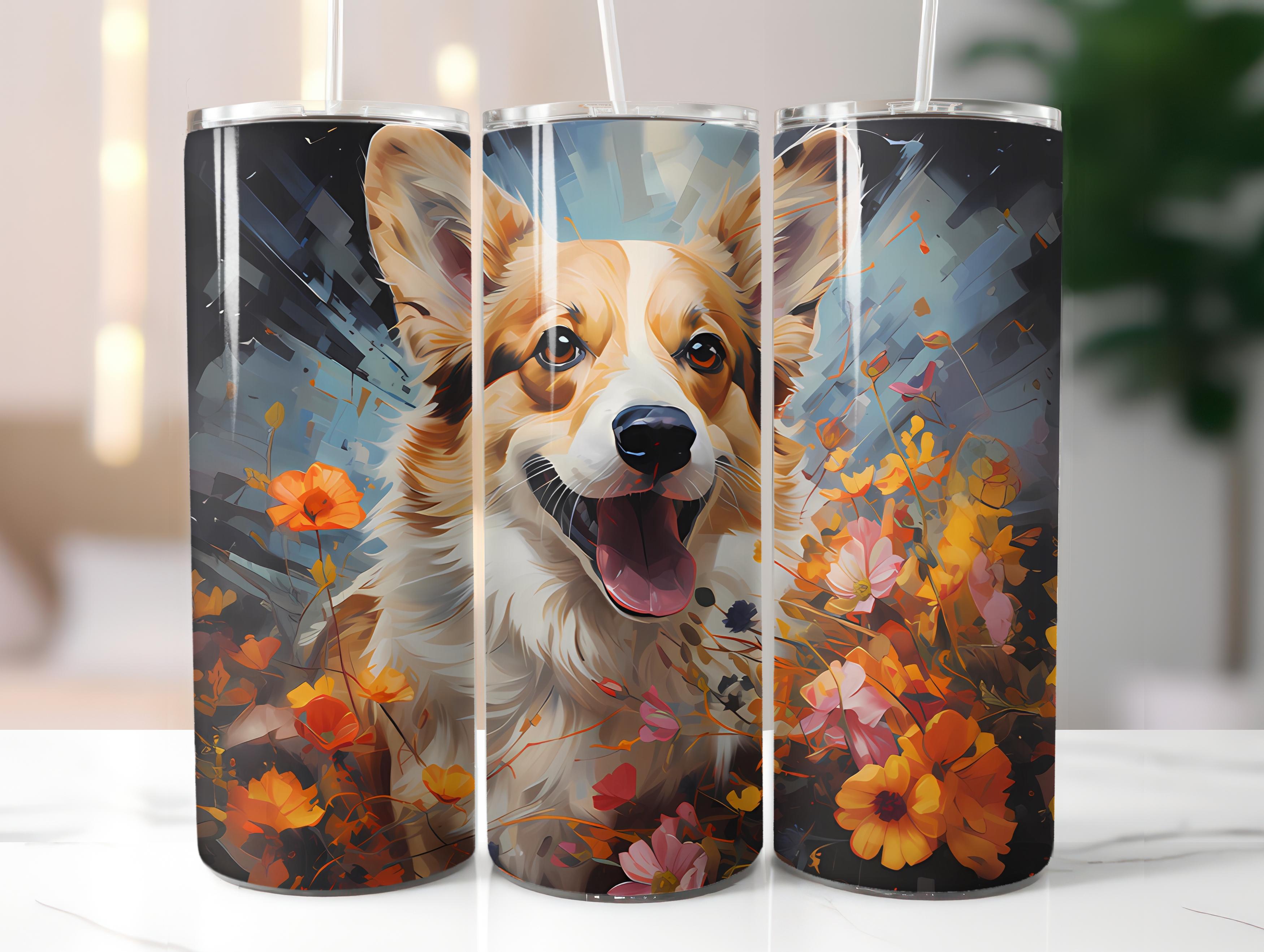 Spring Dogs 1 Tumbler Wrap - CraftNest