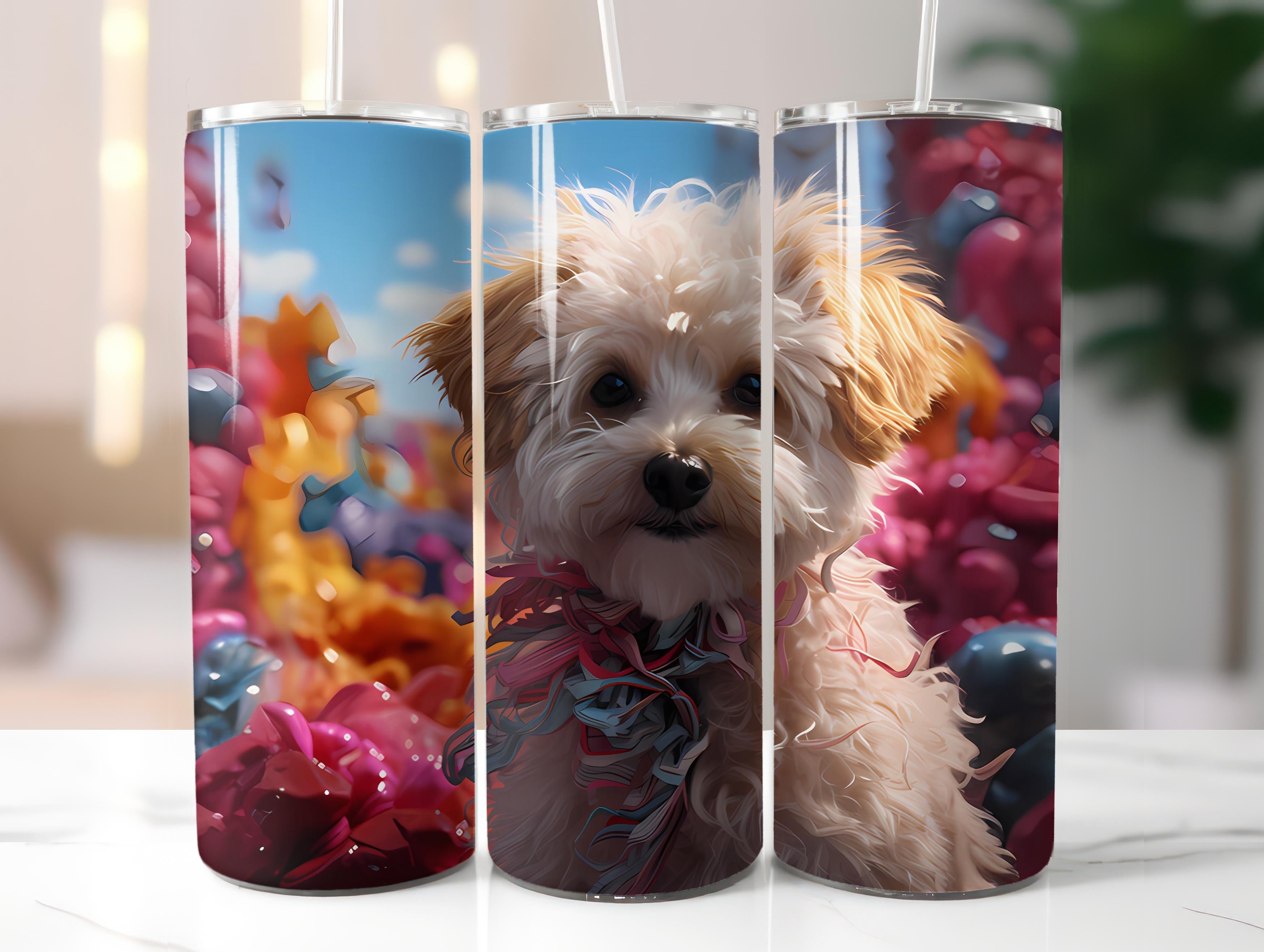 Spring Dogs 1 Tumbler Wrap - CraftNest
