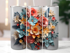 Spring Origami 5 Tumbler Wrap - CraftNest