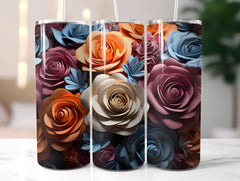 Spring Origami 5 Tumbler Wrap - CraftNest