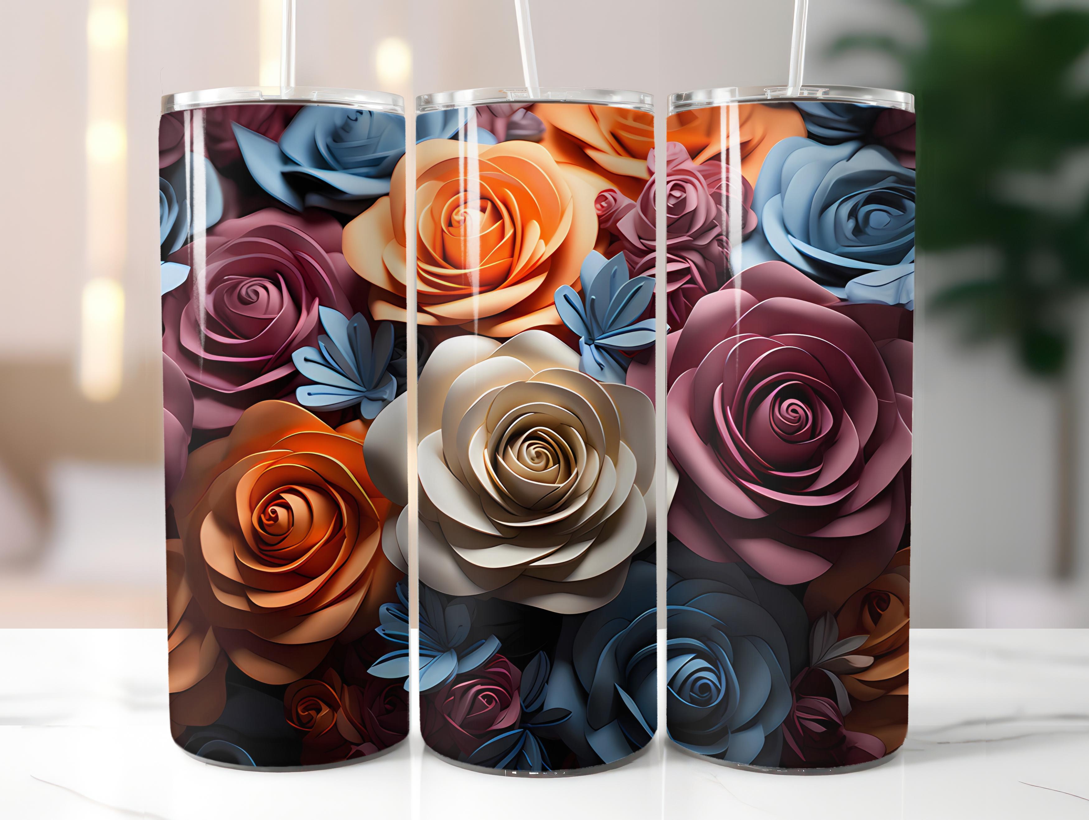 Spring Origami 5 Tumbler Wrap - CraftNest