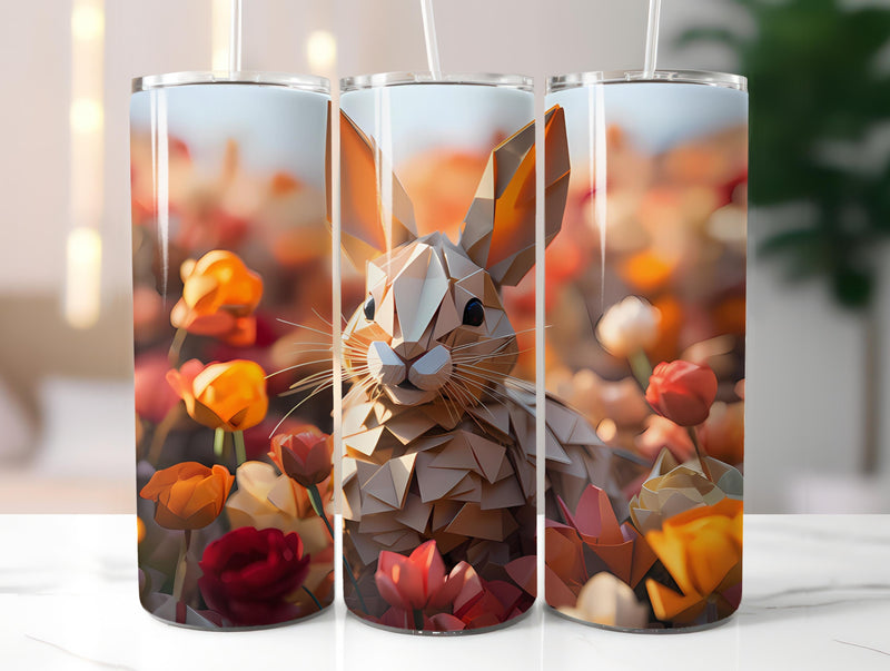 Spring Origami 7 Tumbler Wrap - CraftNest