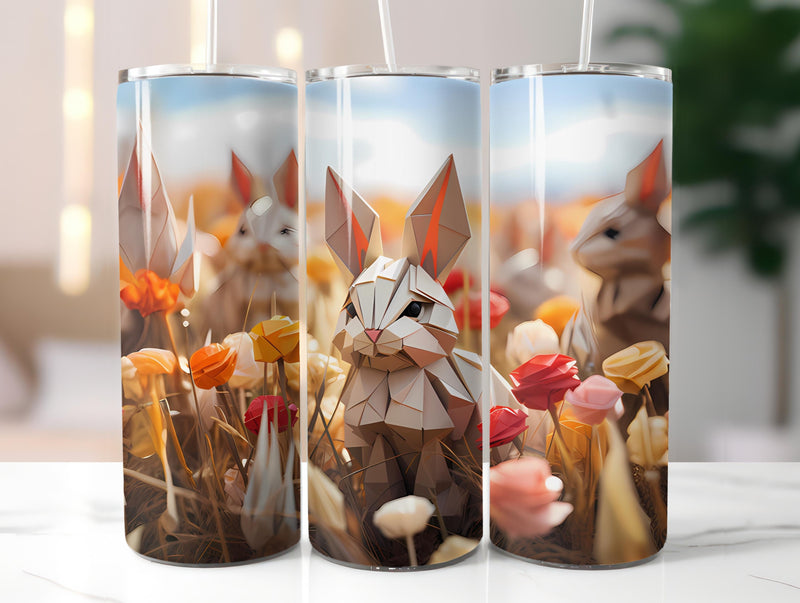 Spring Origami 6 Tumbler Wrap - CraftNest