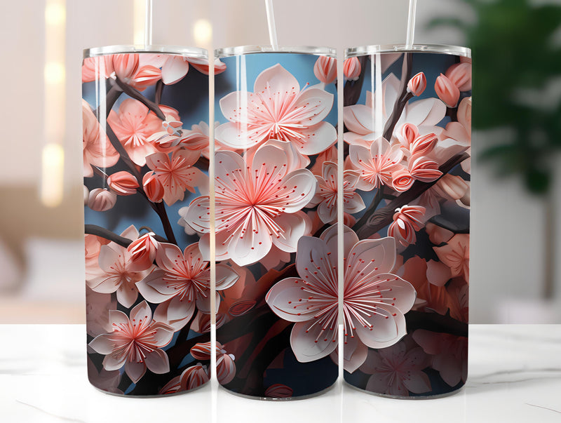 Spring Origami 5 Tumbler Wrap - CraftNest